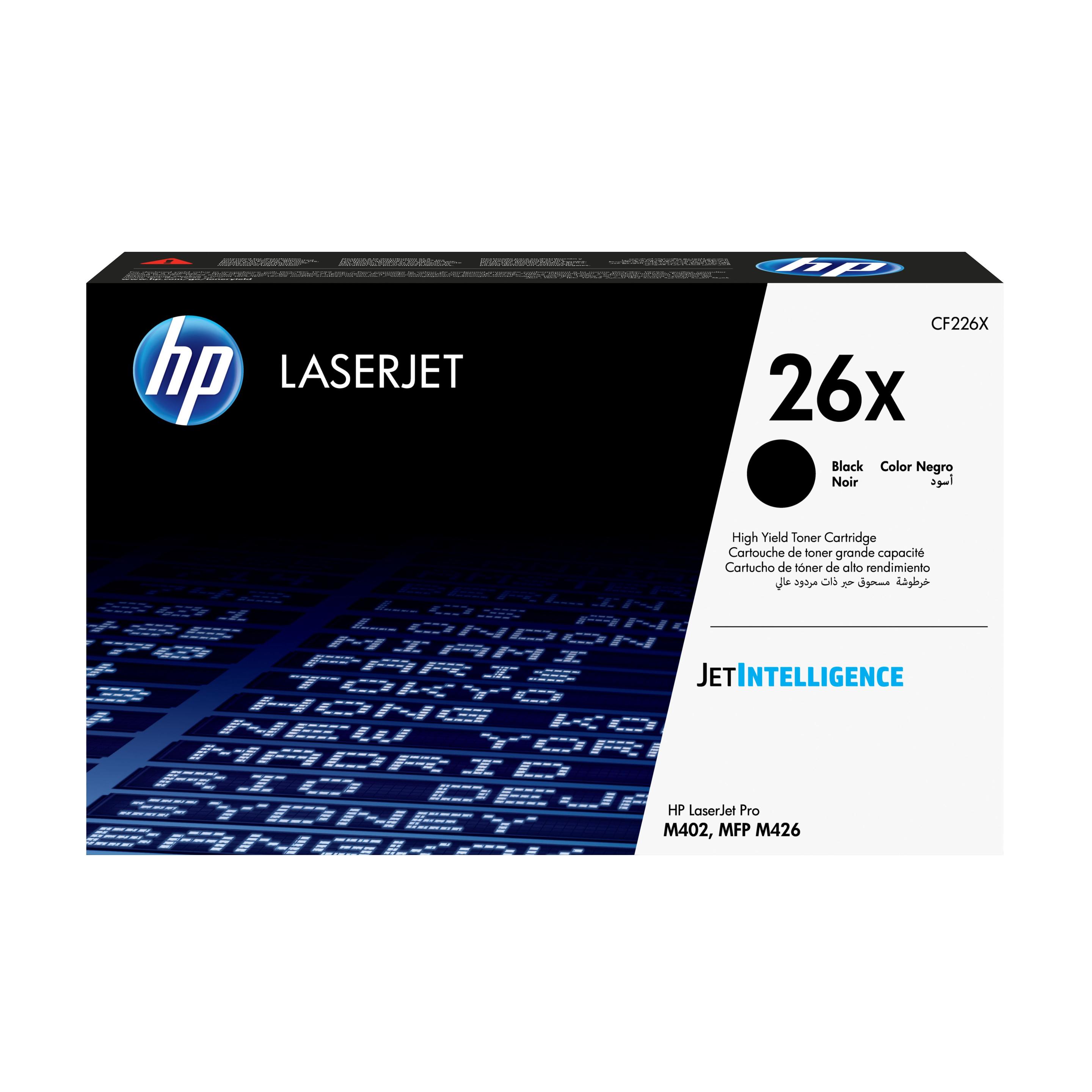 Toner HP 26X CF226X (9000 páginas - Preto)
