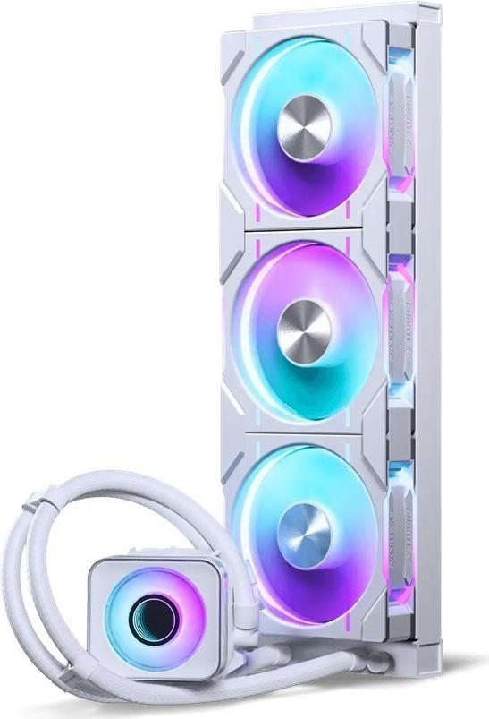 Refrigeração Líquida para CPU PHANTEKS Glacier One 360D30 DRGB X2 (120 mm - 2000 RPM - RGB multicolor - Branco)
