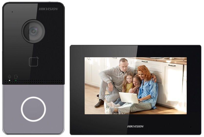Vídeo Porteiro IP HIKVISION DS-KIS605-P(C) (Ecrã tátil de 7 polegadas - Câmara 2 Mpx - WiFi - PoE - IP65), miniatura 3
