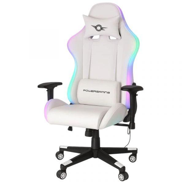 Cadeira Gaming POWERGAMING Lilith RGB (Branco) — miniatura 2