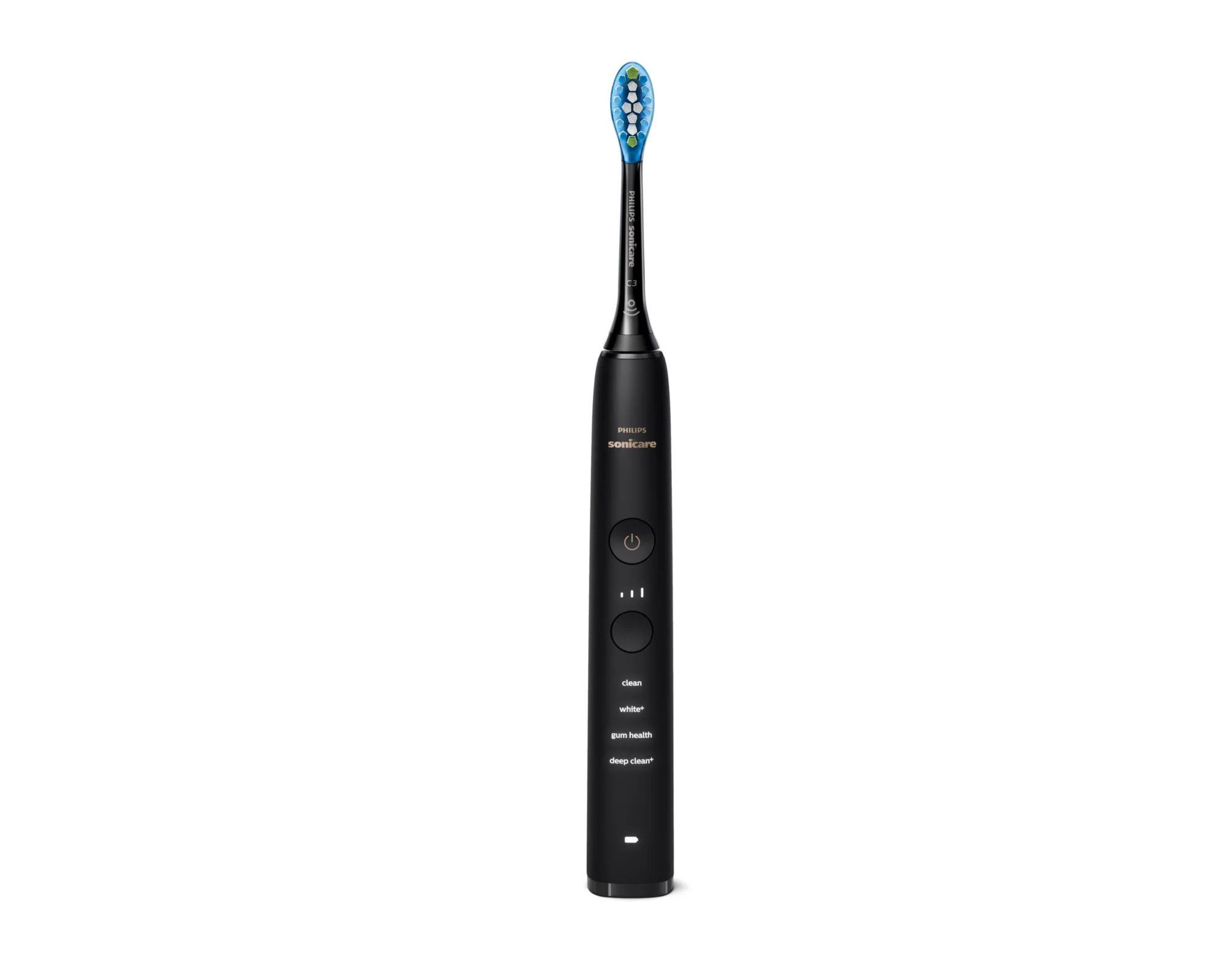 Escova de Dentes Elétrica PHILIPS Sonicare DiamondClean 9000 HX9914/57 (Preto)