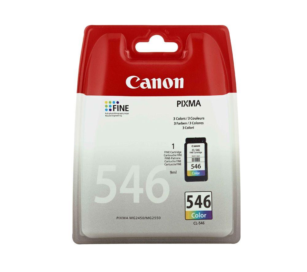 Tinteiro CANON CL546 (Ciano, Magenta e Amarelo)