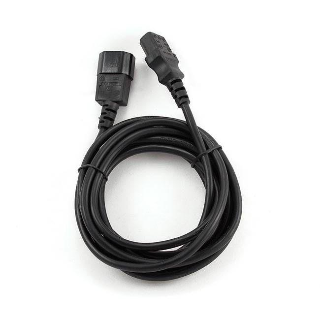 Cabo de Alimentação de Extensão GEMBIRD PC-189-VDE (1,8 m - C13 fêmea - C14 macho - Preto), miniatura 3