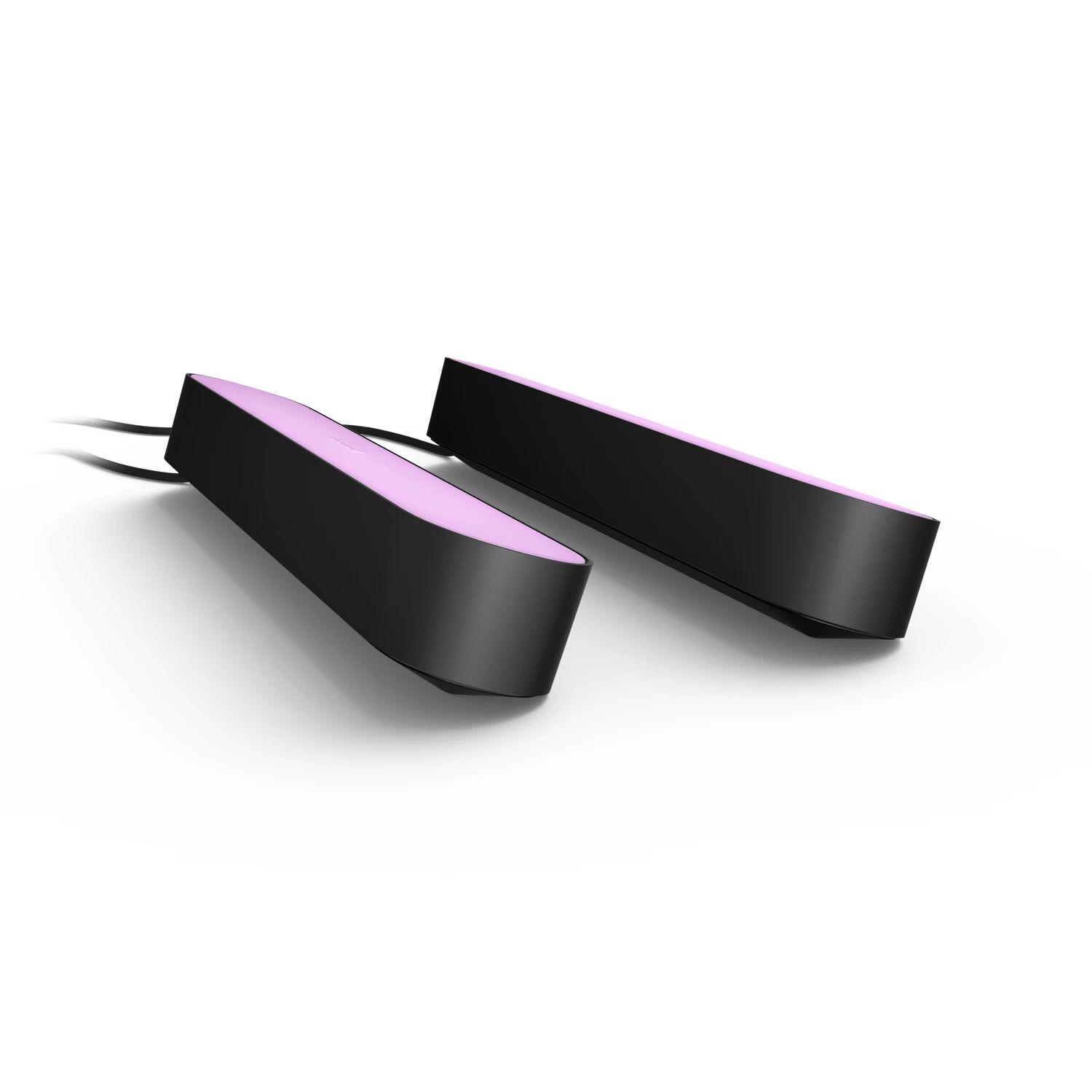 Kit de Barras de Luz Inteligentes PHILIPS Hue Play (Sintético - Preto)