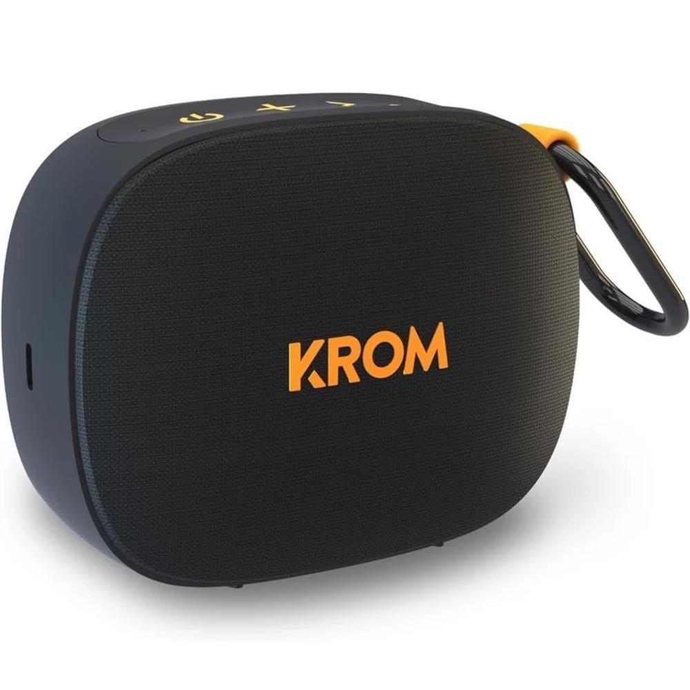 Coluna Portátil KROM GROOVY (5 W - Bluetooth 6.0 sem fios - Preto)