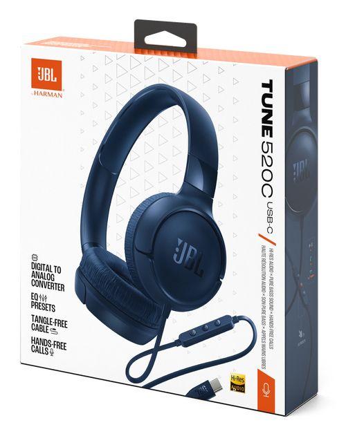 Auscultadores JBL Tune 520C (Binaural - Com fios - Supra-aural - Azul), miniatura 8