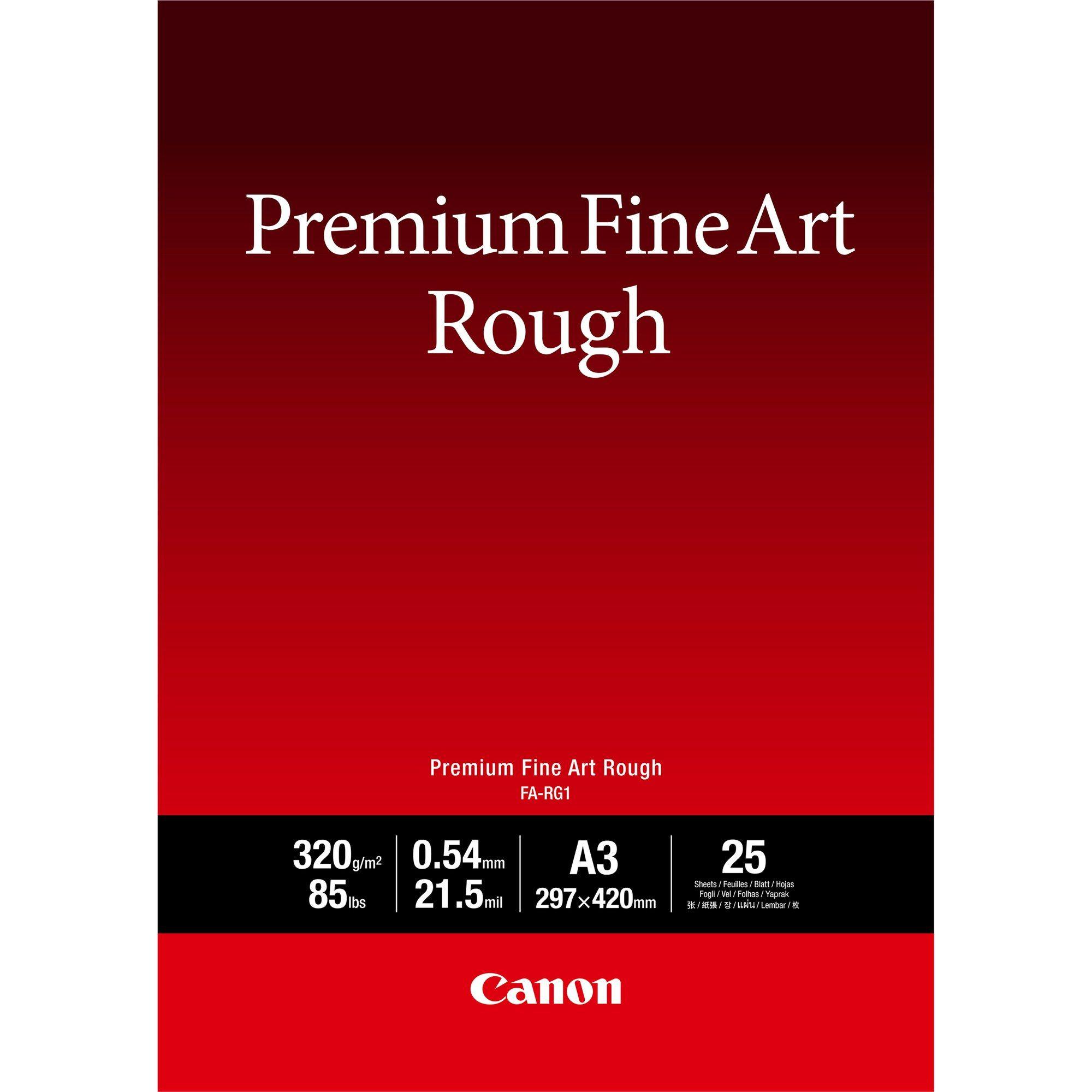 Papel Fine Art CANON FA-RG1 (A3 - 25 folhas - 320 g/m² - Rugoso), imagem 1