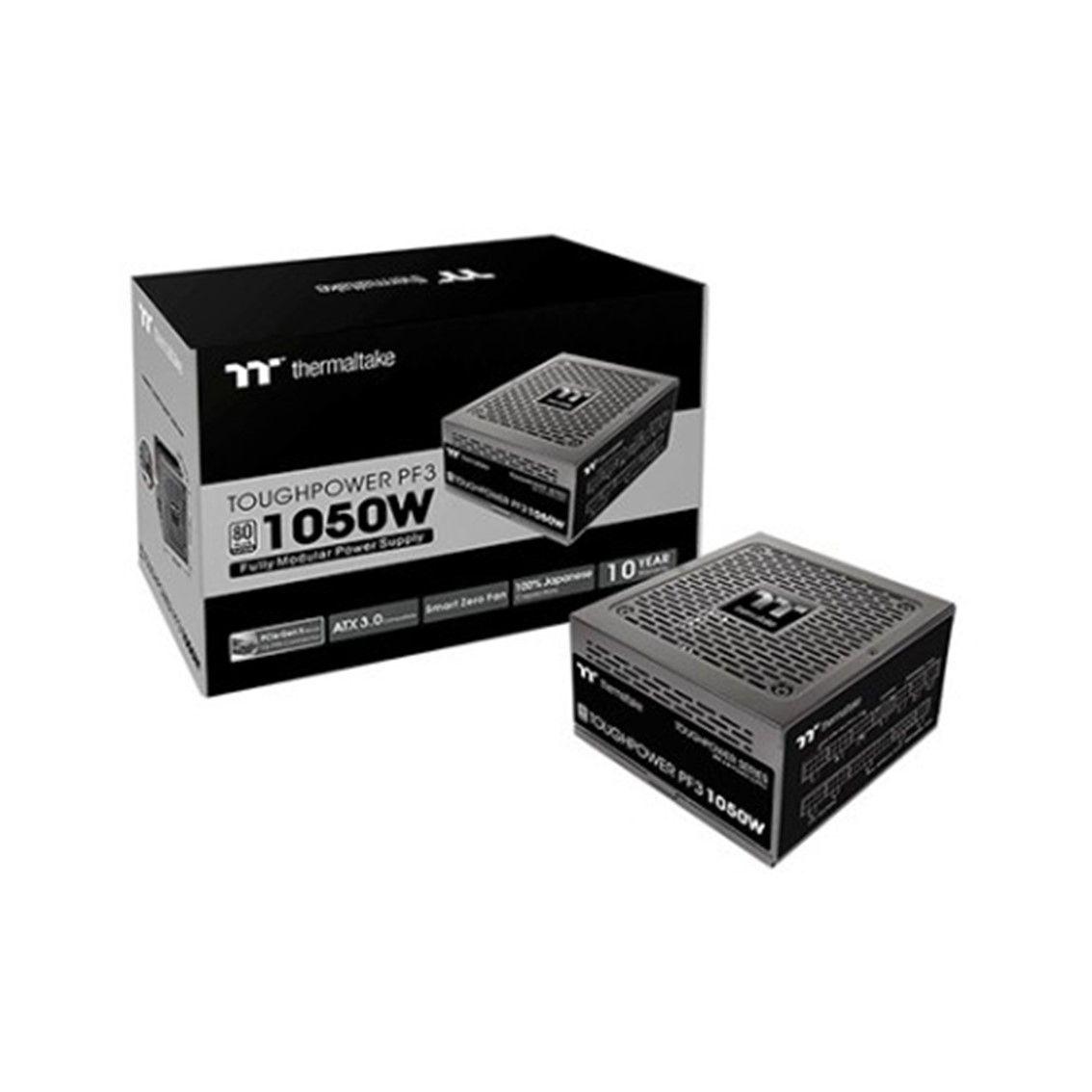Fonte de Alimentação THERMALTAKE Toughpower PF3 (1050 W - 80 Plus Platinum - Totalmente modular - Preto)