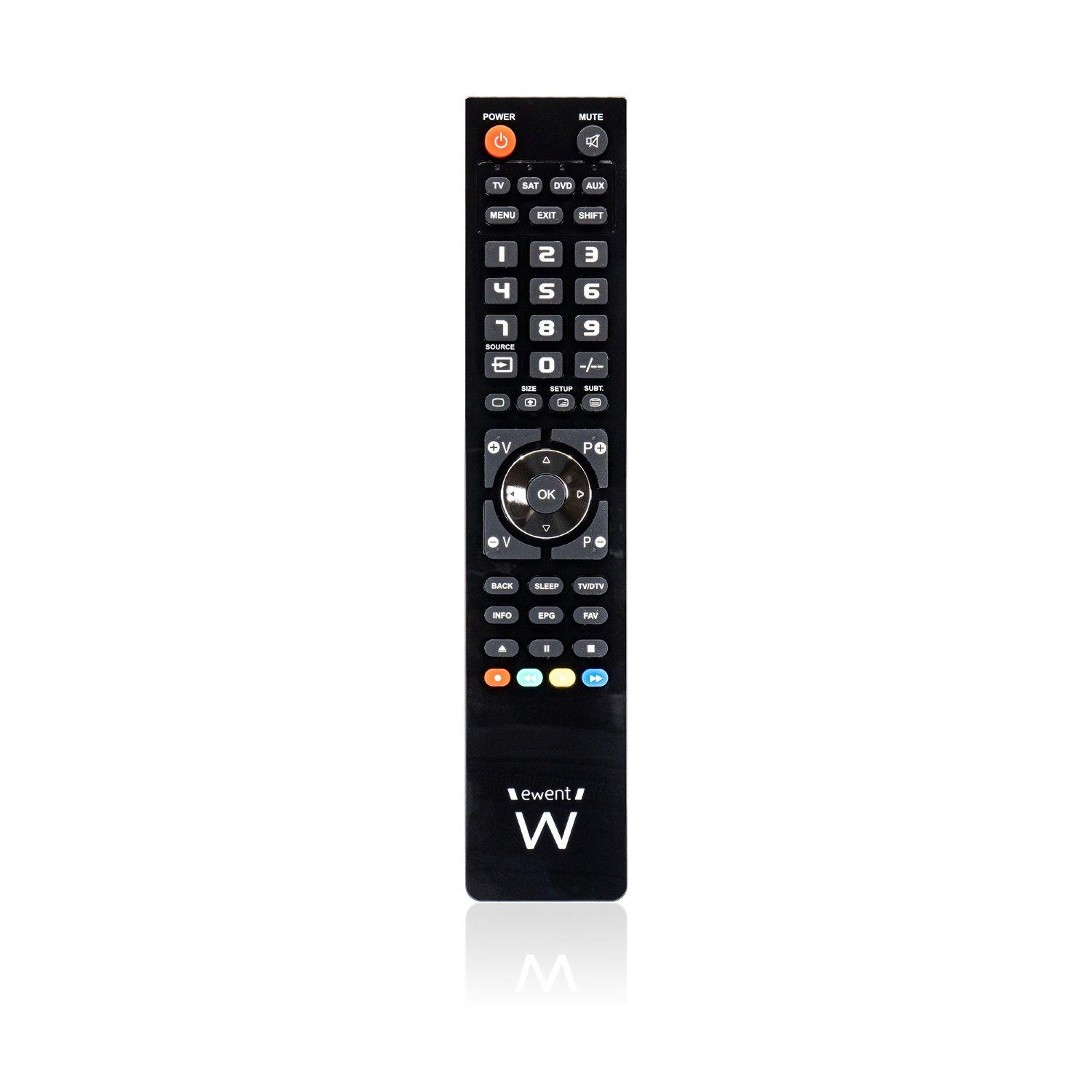 Controlo Remoto Universal EWENT EW1570 (Micro-USB - Preto)