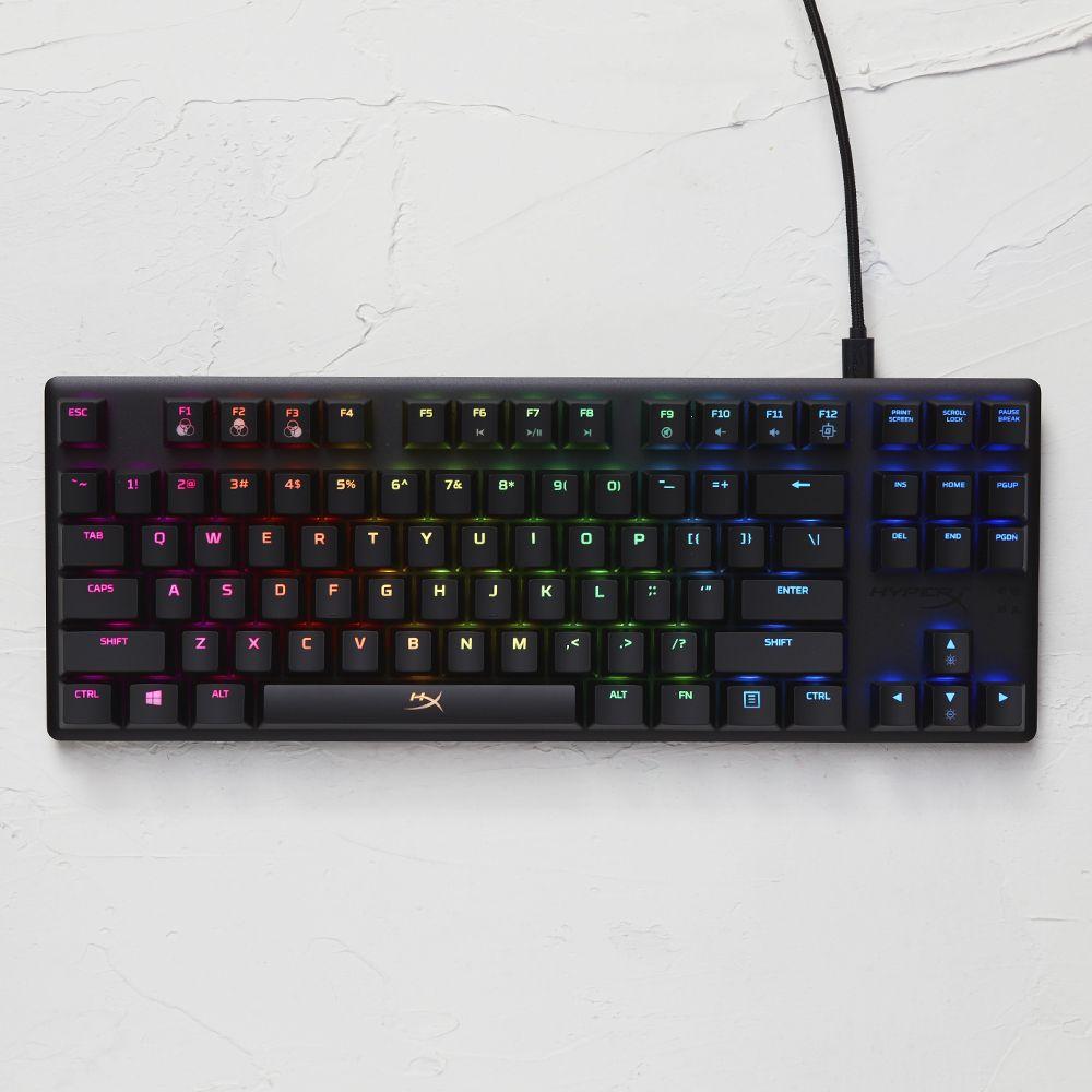 Teclado HYPERX Alloy Origins Core (Português - Mecânico, HyperX Red - USB - Preto) — miniatura 6