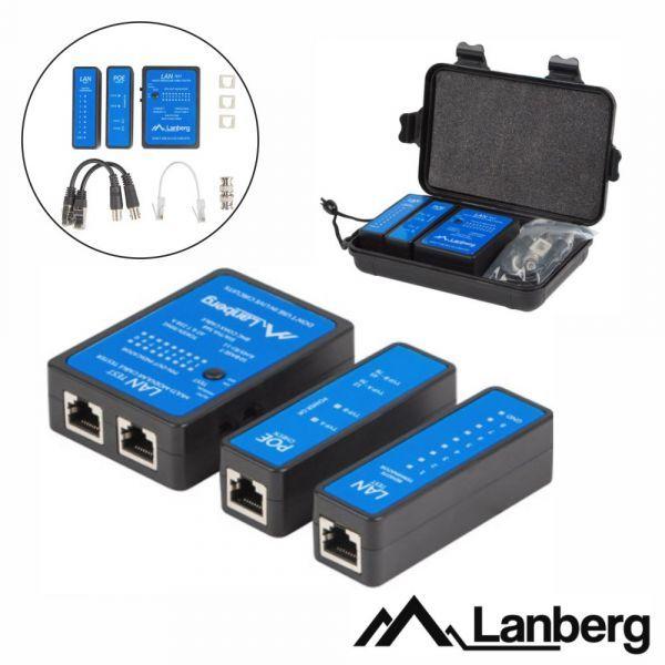 Testador de Cabos de Rede PoE LANBERG NT-0404 (Preto/Azul), miniatura 2