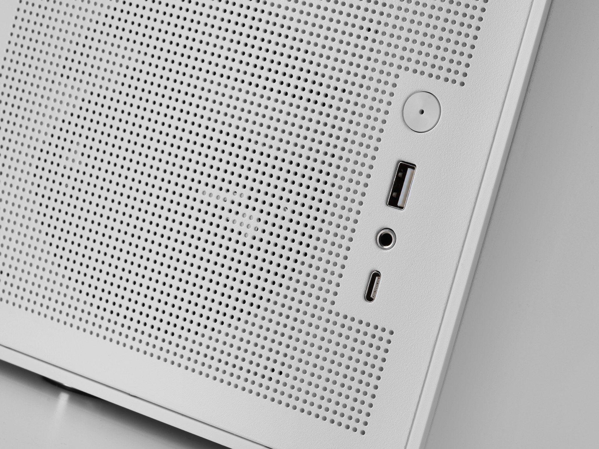 Caixa Micro-ATX MARS GAMING MC-XPS (Micro ATX, Mini-ITX - Mini Tower - Rede - Branco) — miniatura 6