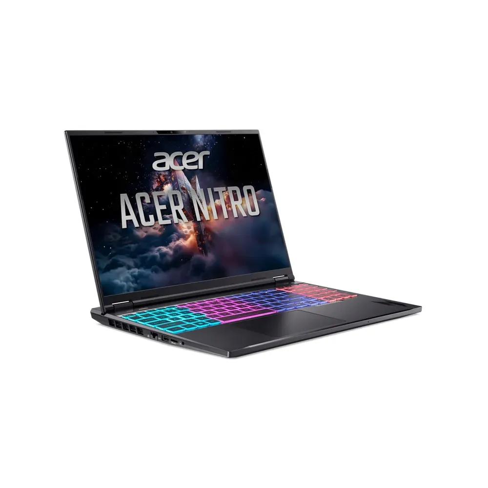 Portátil Gaming ACER Nitro 16 AN16-A91-R6D7 (Linux - AMD Ryzen 9 9955HX3D - 16" - Preto)