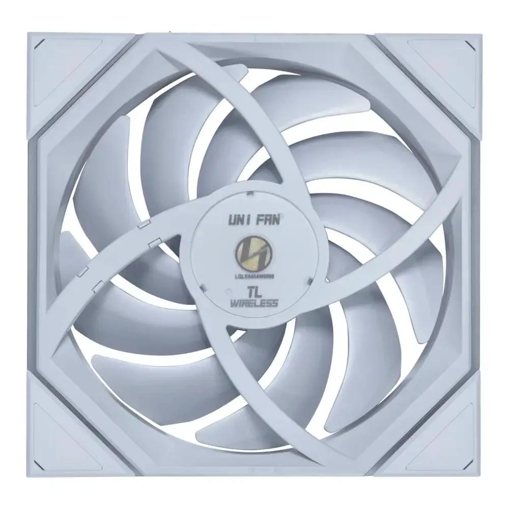 Ventoinha LIAN LI UNI FAN TL140 Wireless RGB Reverse PWM (Polímero de Cristal Líquido - Branco), miniatura 4
