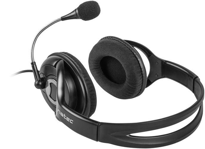 Headset NATEC Bear 2 (Binaural - Com fios - Circum-aural - Preto) — miniatura 4