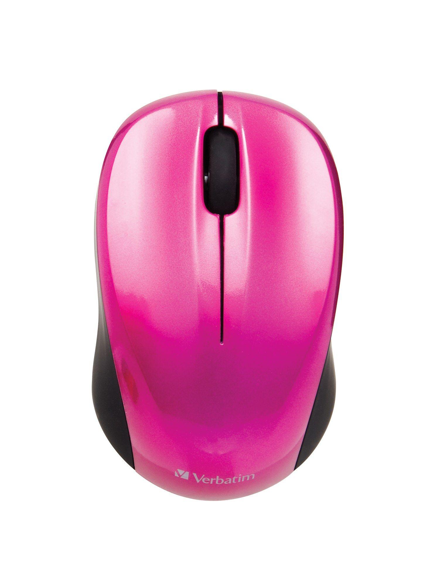 Rato VERBATIM Go Nano (1600 DPI - Rato ótico - RF Wireless - Rosa) — miniatura 3