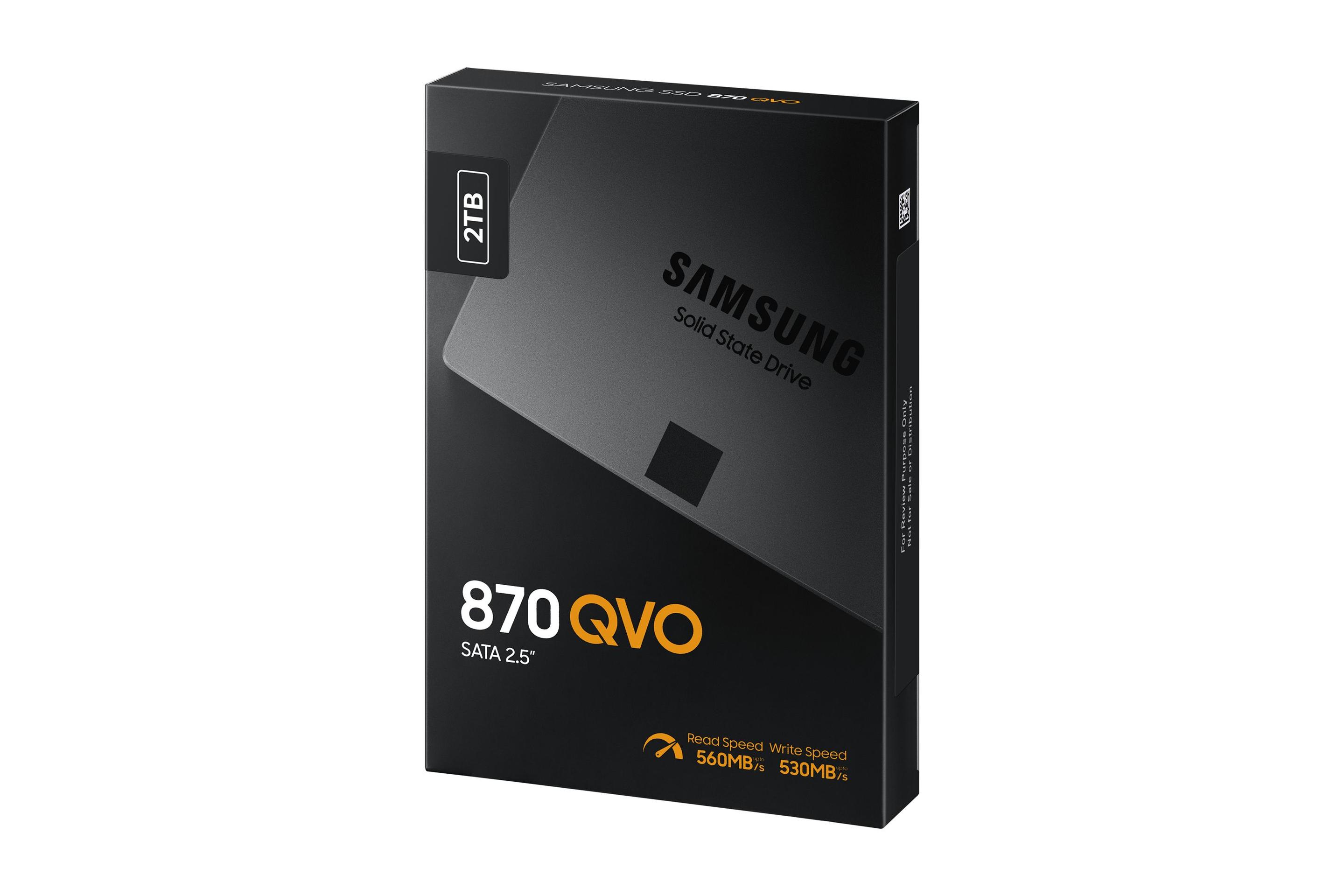 SSD SAMSUNG 870 QVO MZ-77Q2T0BW (2 TB - 2.5" - Serial ATA III), miniatura 8