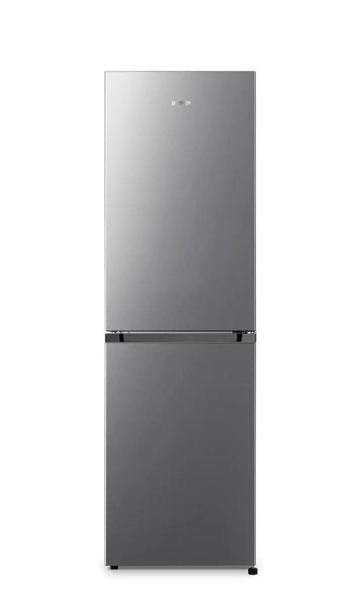 Frigorífico Combinado Independente GORENJE NRK418DCS4 (256 L - 182,4x55x55,7 cm - 182 cm - Cinzento Metálico)