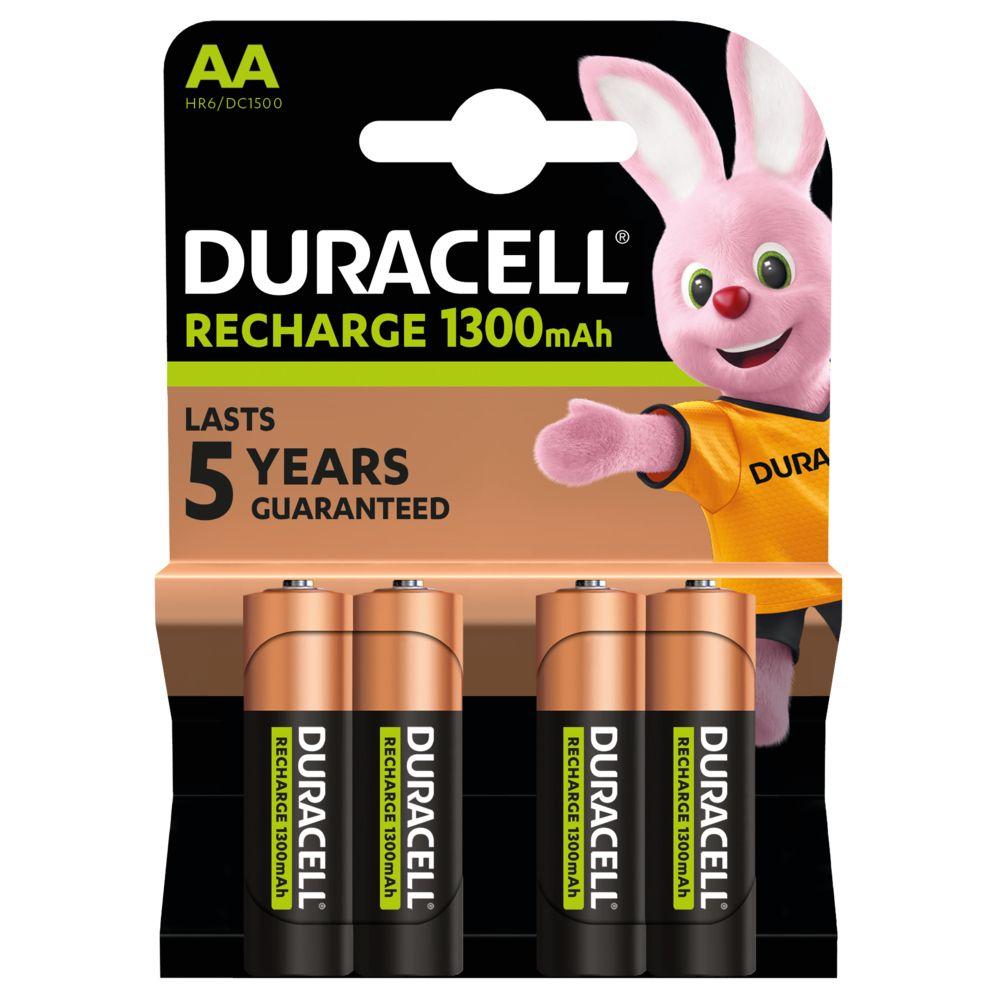Pilhas Recarregáveis DURACELL HR06-P (Multicor)