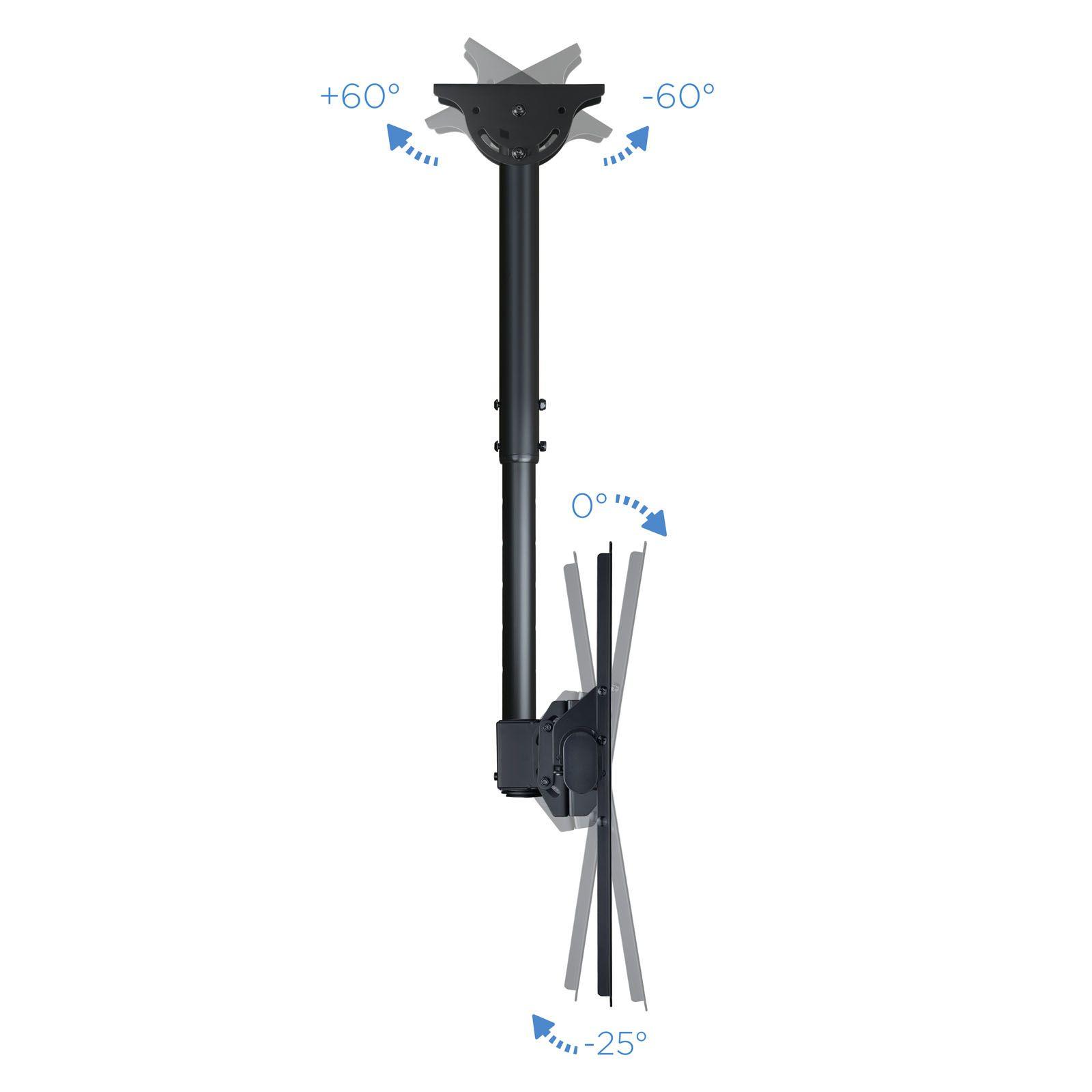 Suporte de Teto para TV TOOQ LPCE1155TSLI-B (32-55" - VESA 400x400 - 50 kg - Preto), miniatura 5