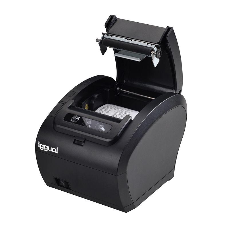 Impressora Térmica de Talões IGGUAL TP8002 (80 mm - Térmica directa - Com fios - Preto) — miniatura 7