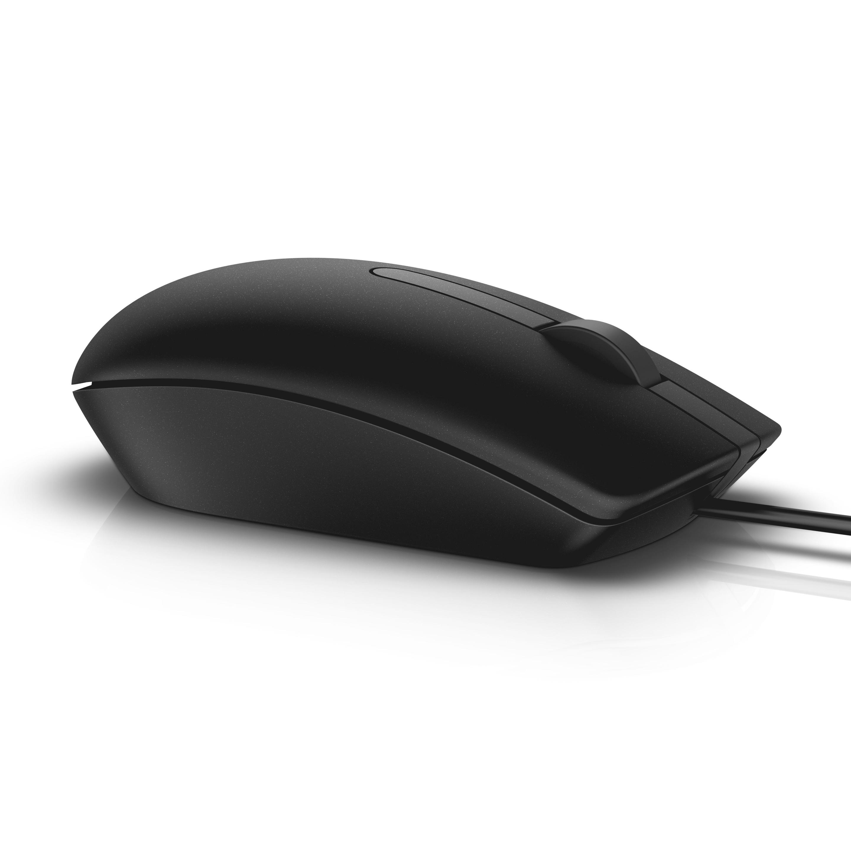 Rato DELL MS116 (Ambidestro - 1000 DPI - Ótico - Preto) — miniatura 3