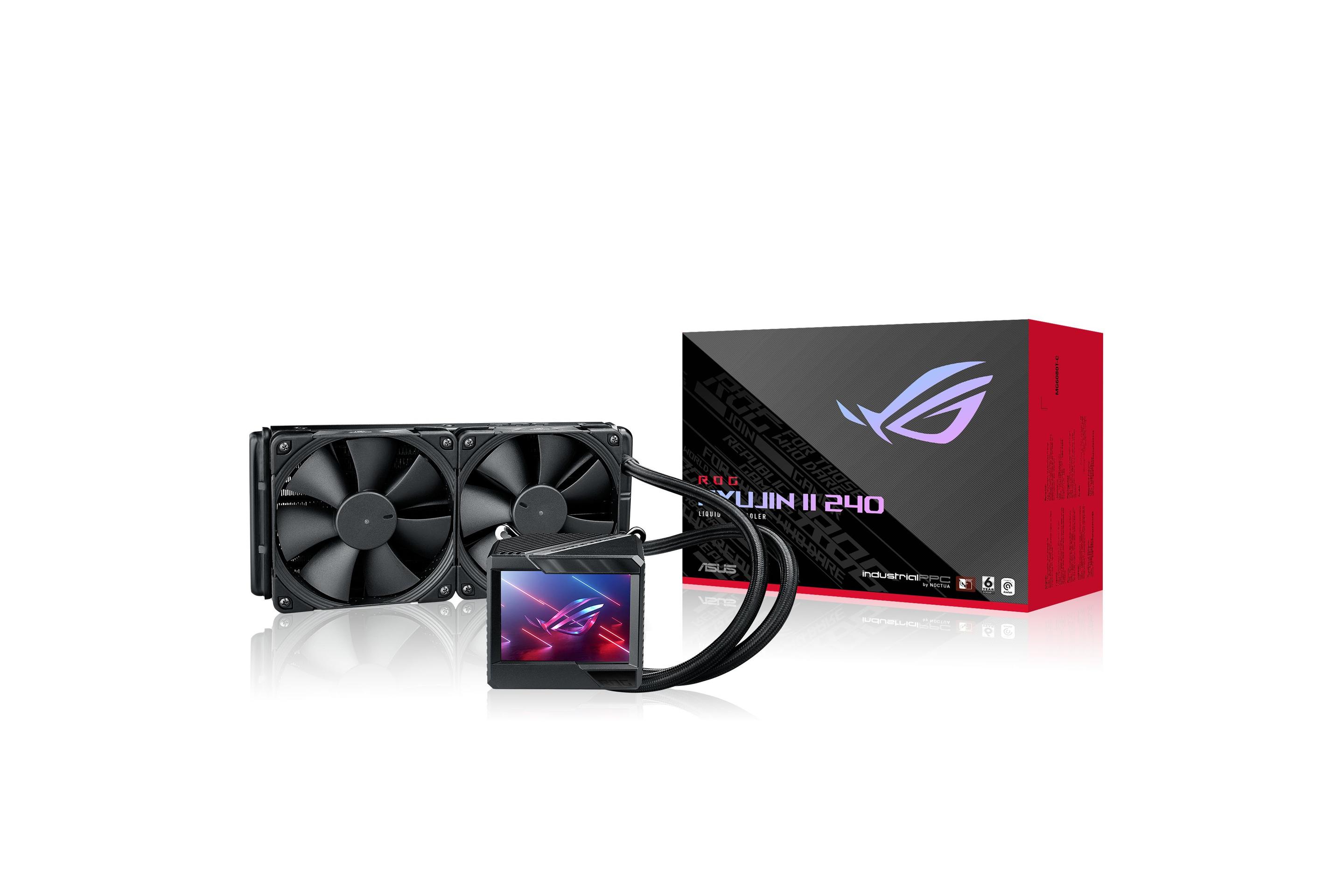 Kit de Refrigeração Líquida ASUS ROG Ryujin II 240 (12 cm - 2000 RPM - 2,7 cm - Preto), miniatura 3