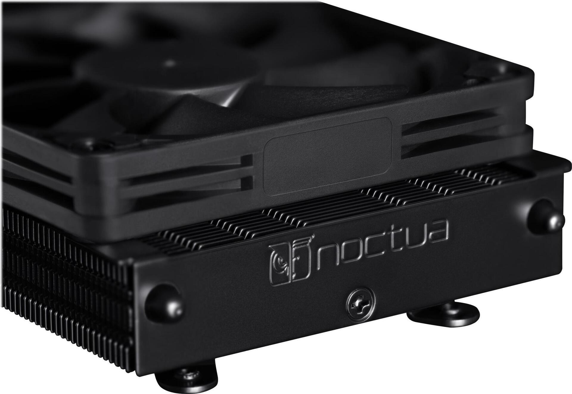 Cooler CPU de Perfil Baixo NOCTUA NH-L9a-AM4 chromax.black (AM4 - AMD Ryzen - Preto), imagem 1