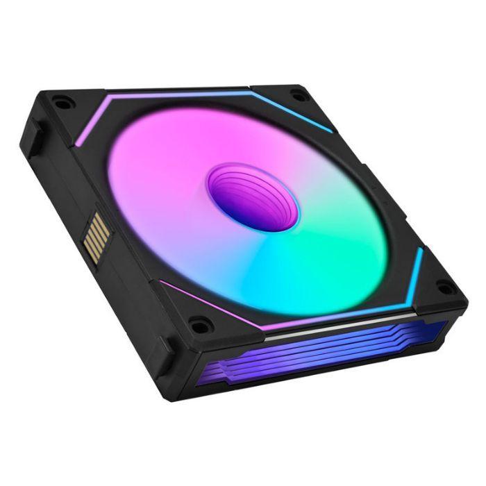 Pack de 3 Ventoinhas LIAN LI UNI FAN SL-INF 120 (ARGB - Preto), miniatura 2