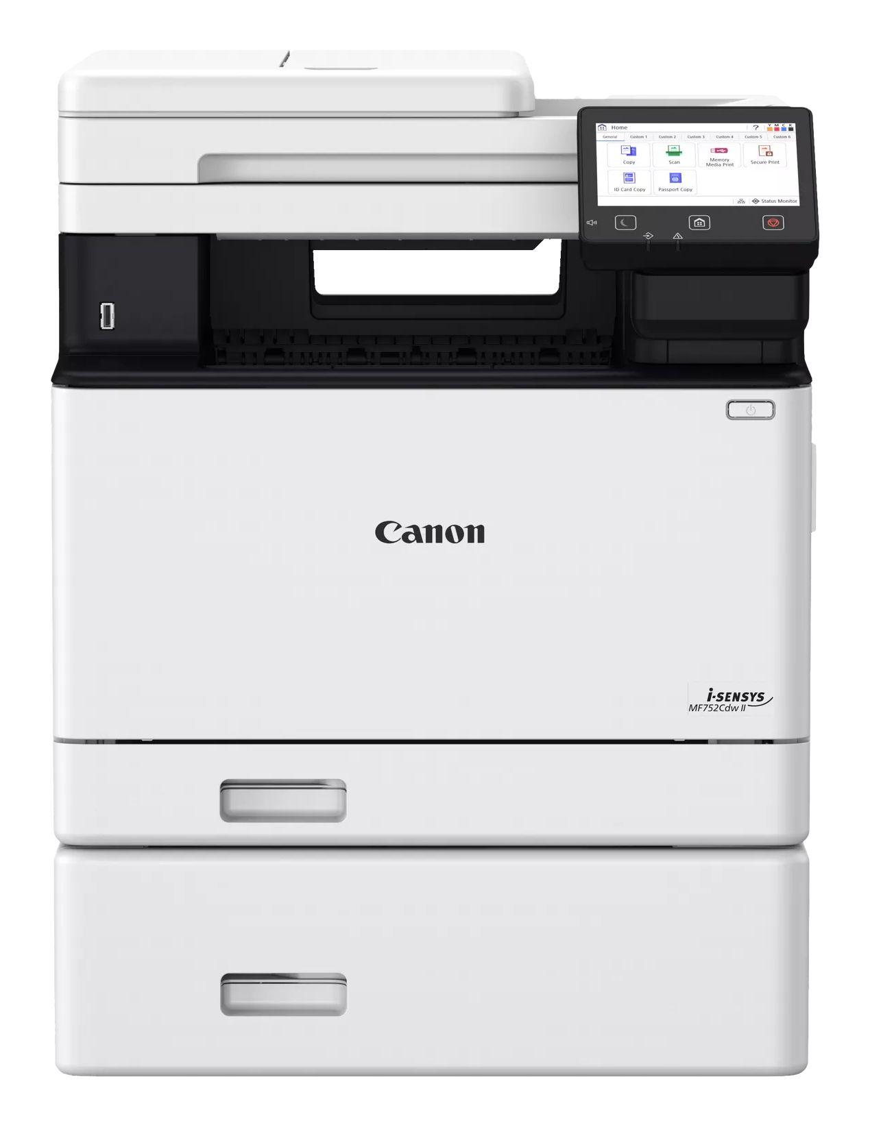 Impressora Multifunções Laser CANON i-SENSYS MF752Cdw II (A4 - Impressão a cores - 850 folhas - Branco)