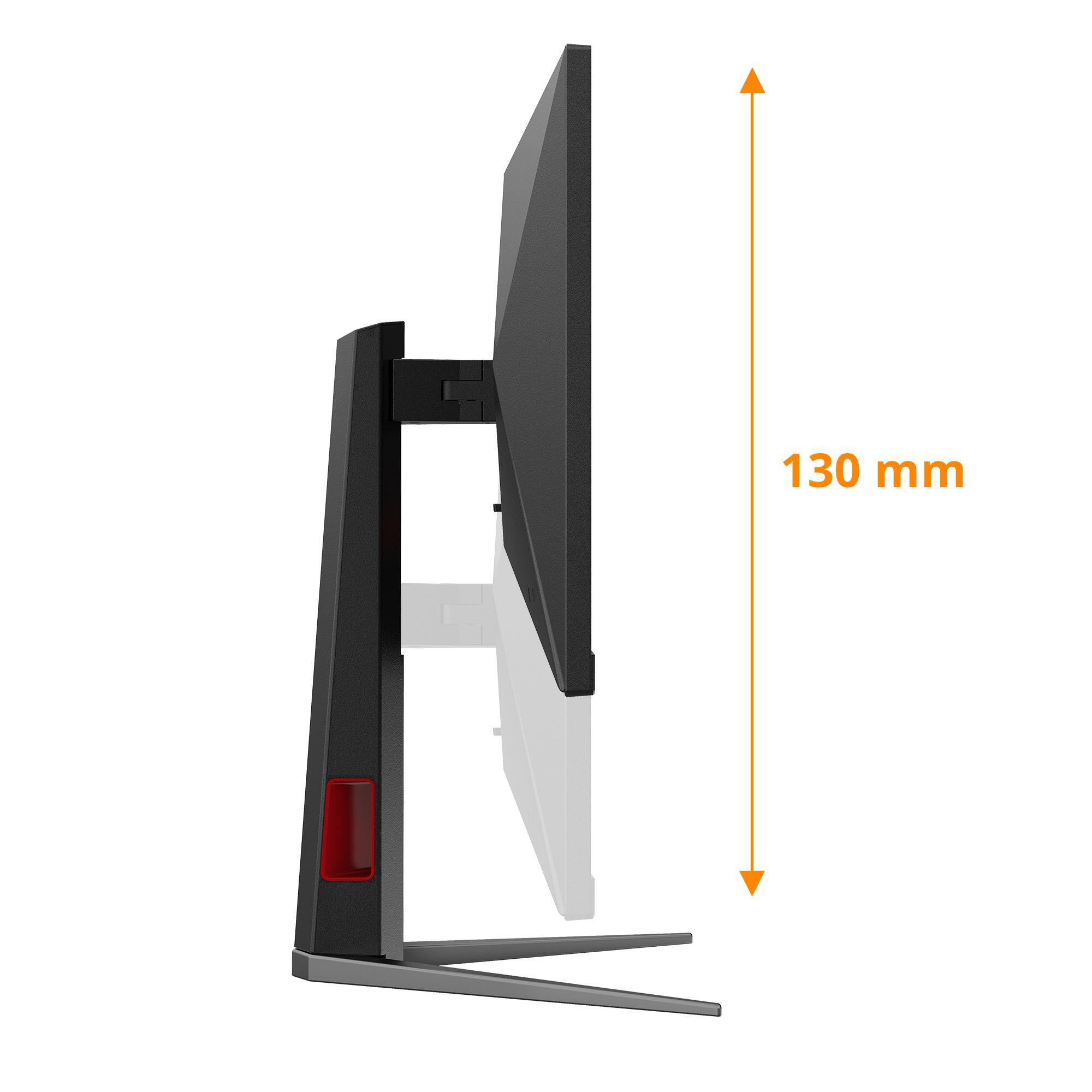 Monitor AOC 24G4HA (23,8" - Fast IPS - 200 Hz - Preto e Vermelho) — miniatura 3