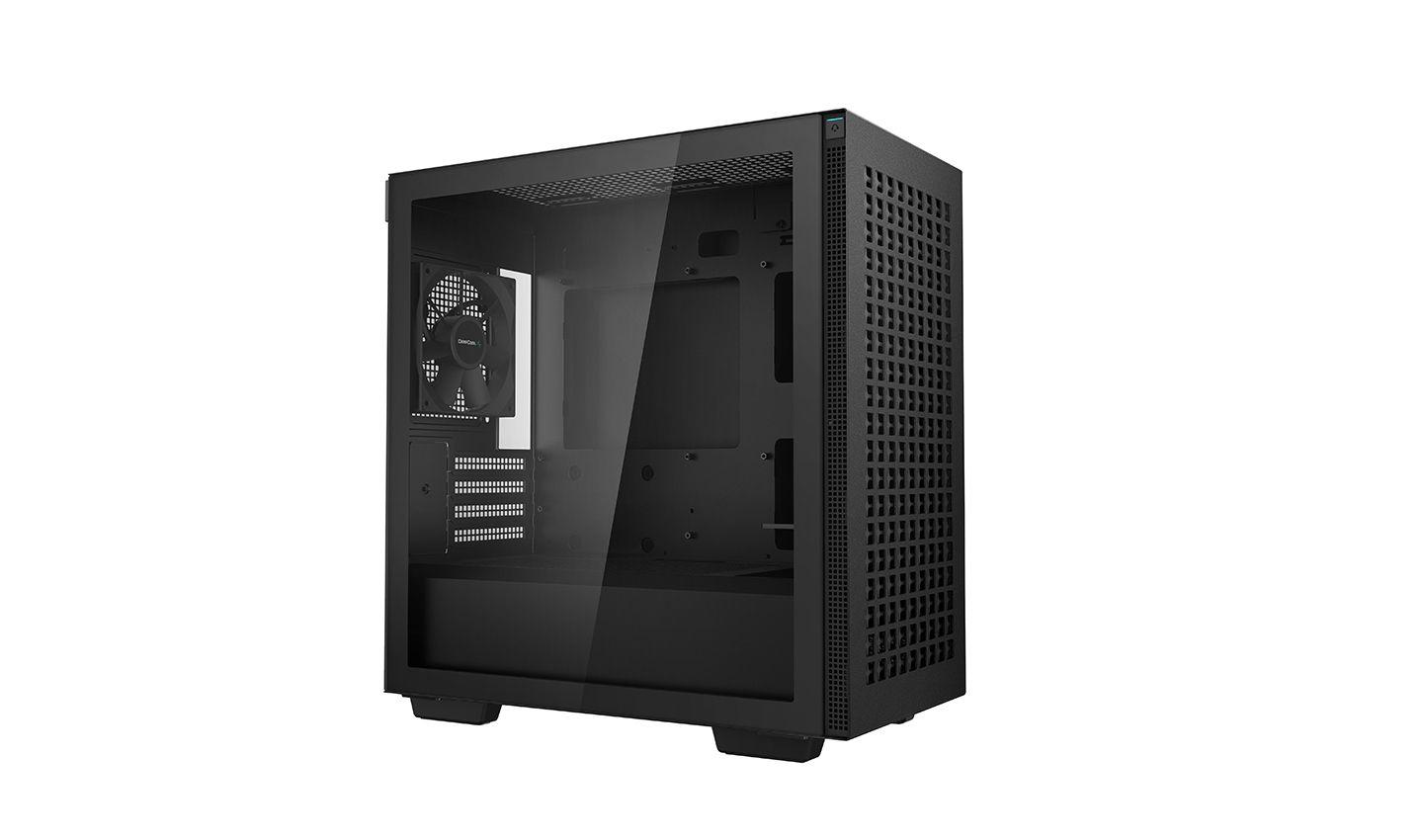 Caixa de Computador Micro-ATX DEEPCOOL CH370 (Micro ATX, Mini-ITX - ATX, PS2 - Mini Tower - Preto) — miniatura 2
