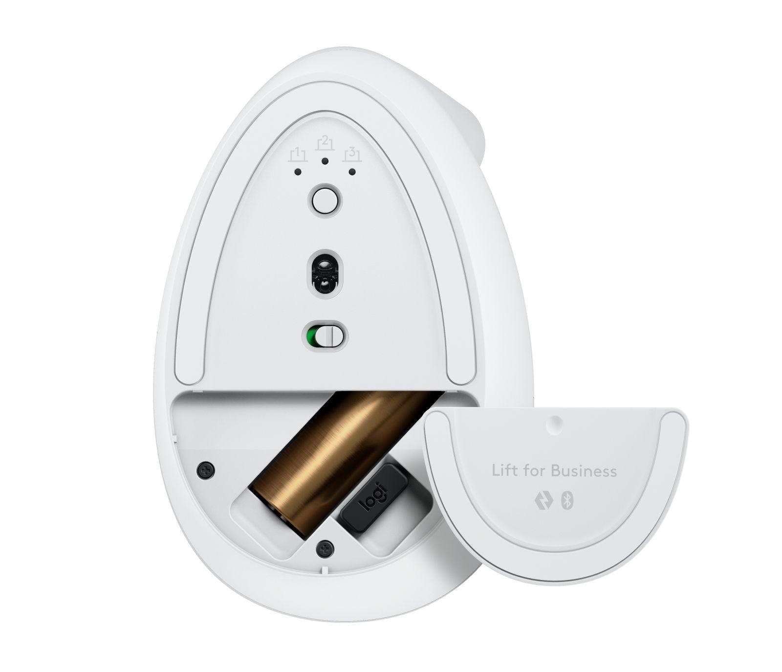 Rato LOGITECH Lift for Business (Mão direita - 4000 DPI - Ótico - Branco), miniatura 4