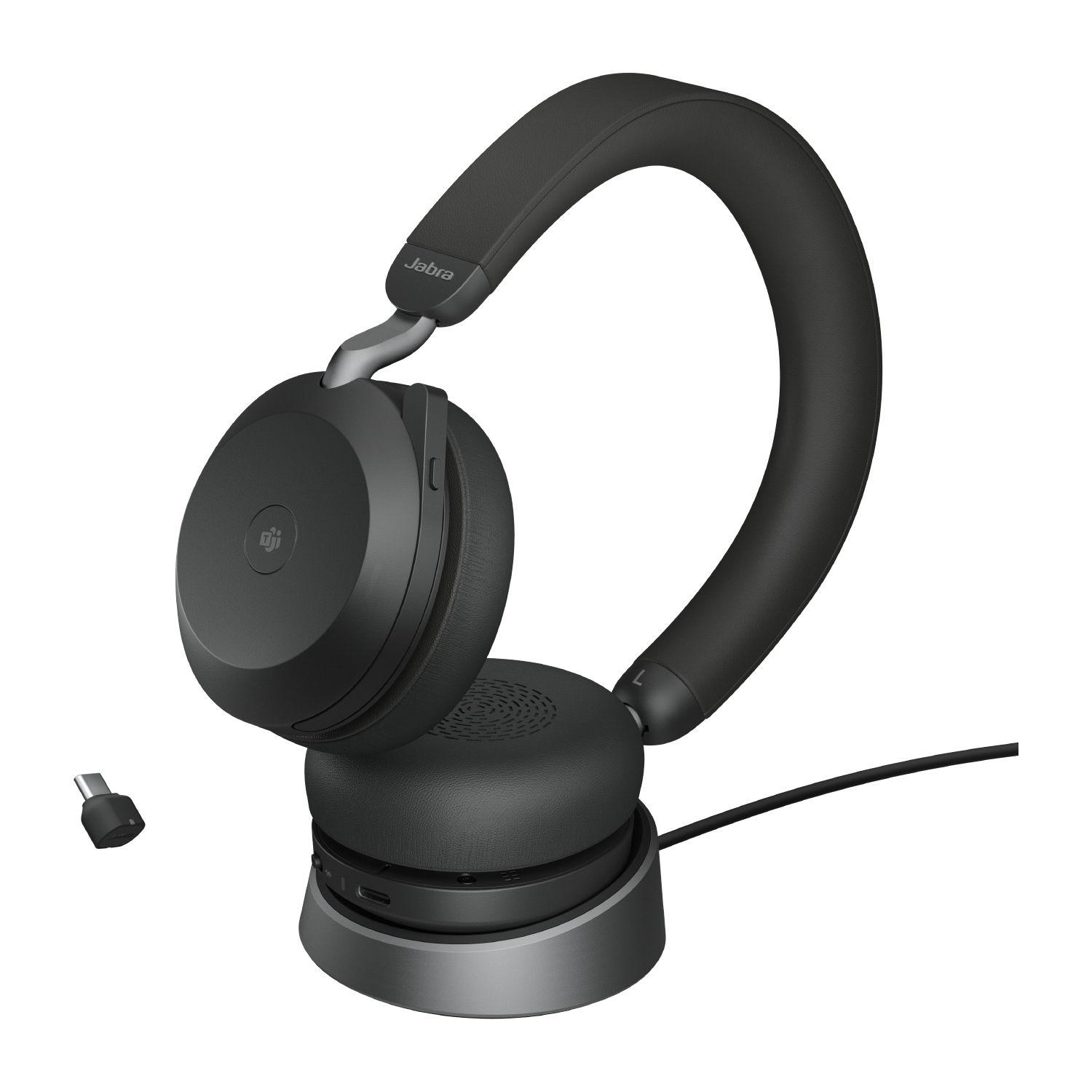 Headset JABRA Evolve2 75 27599-999-889 (Binaural - Sem fios - Supra-aural - Preto), miniatura 4