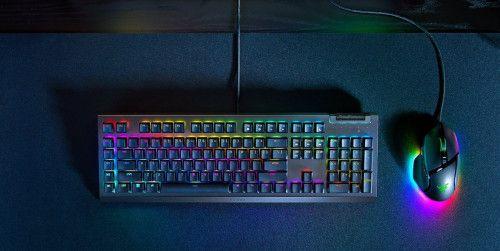Teclado RAZER BlackWidow V4 X (ES - Mecânicos Razer Yellow - Com fios - Preto), miniatura 3