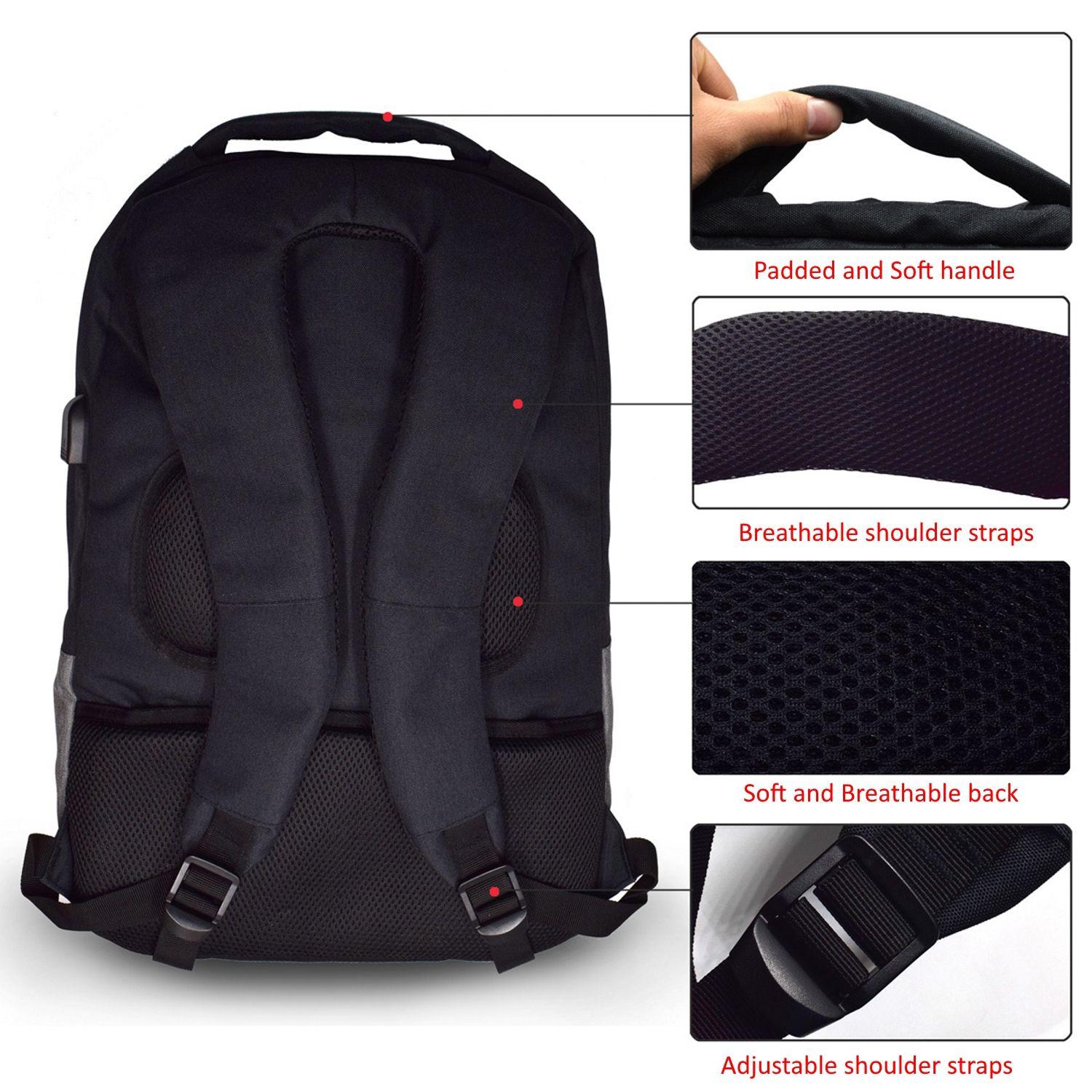 Mochila EWENT EW2529 (17,3" - 30 l - Poliéster - Preto), miniatura 4