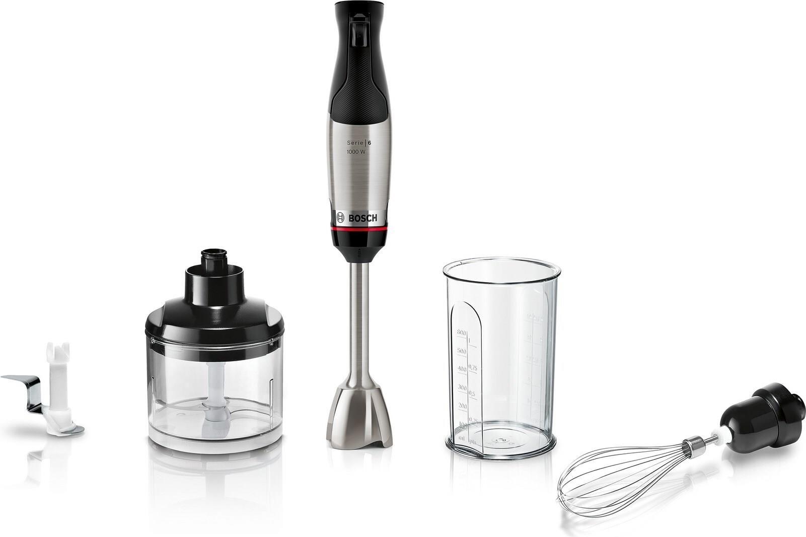 Varinha Mágica BOSCH MSM6M622 (1000 W - Altura 39,5 cm - Preto e Inox)