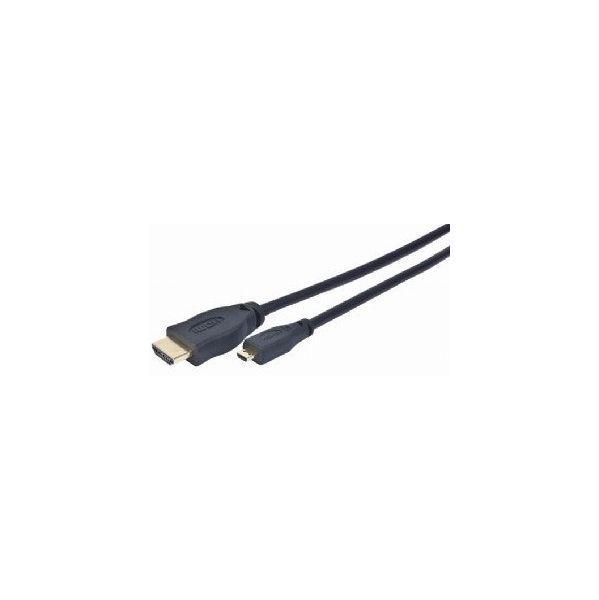 Cabo HDMI para Micro HDMI GEMBIRD CC-HDMID-6 (1.8m - HDMI Tipo D - HDMI Tipo A - Preto) — miniatura 4