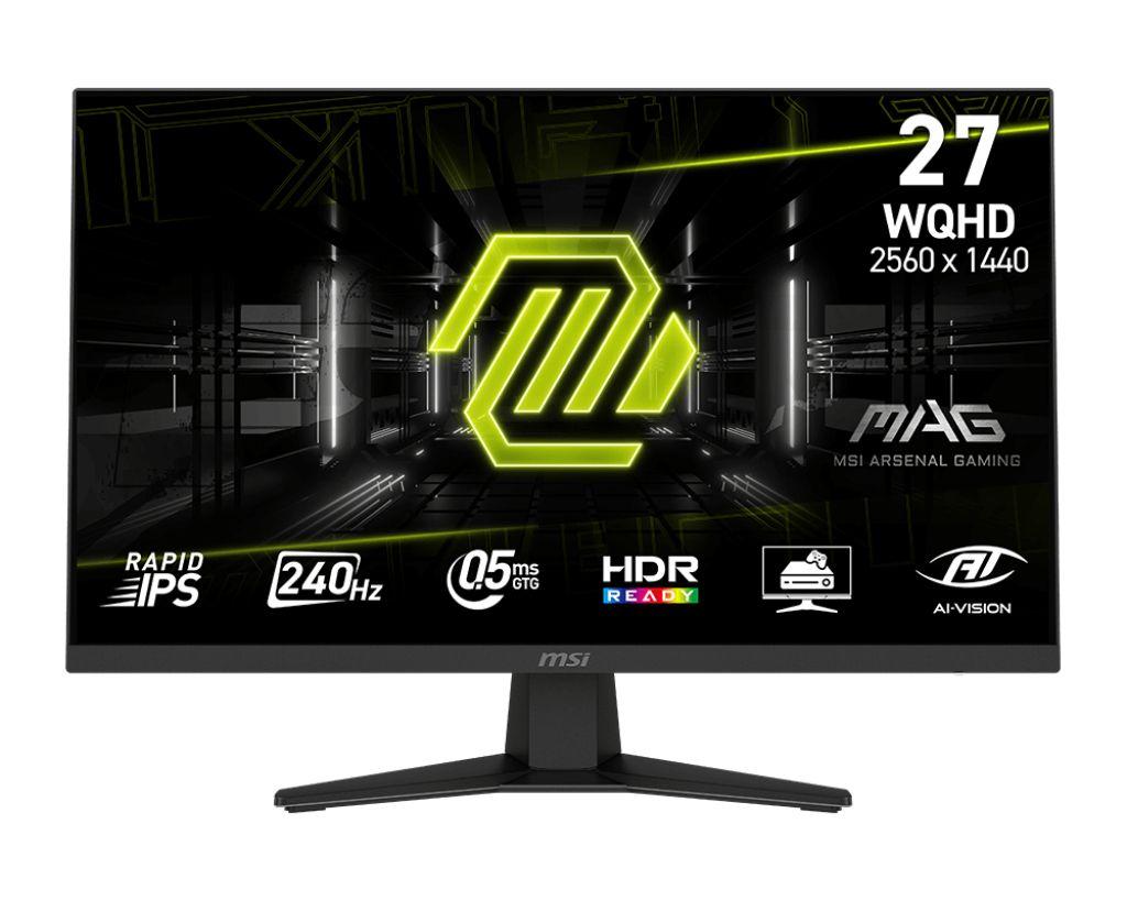 Monitor MSI MAG 274QFDE X24 (27" - Rapid IPS - 240 Hz - Preto)