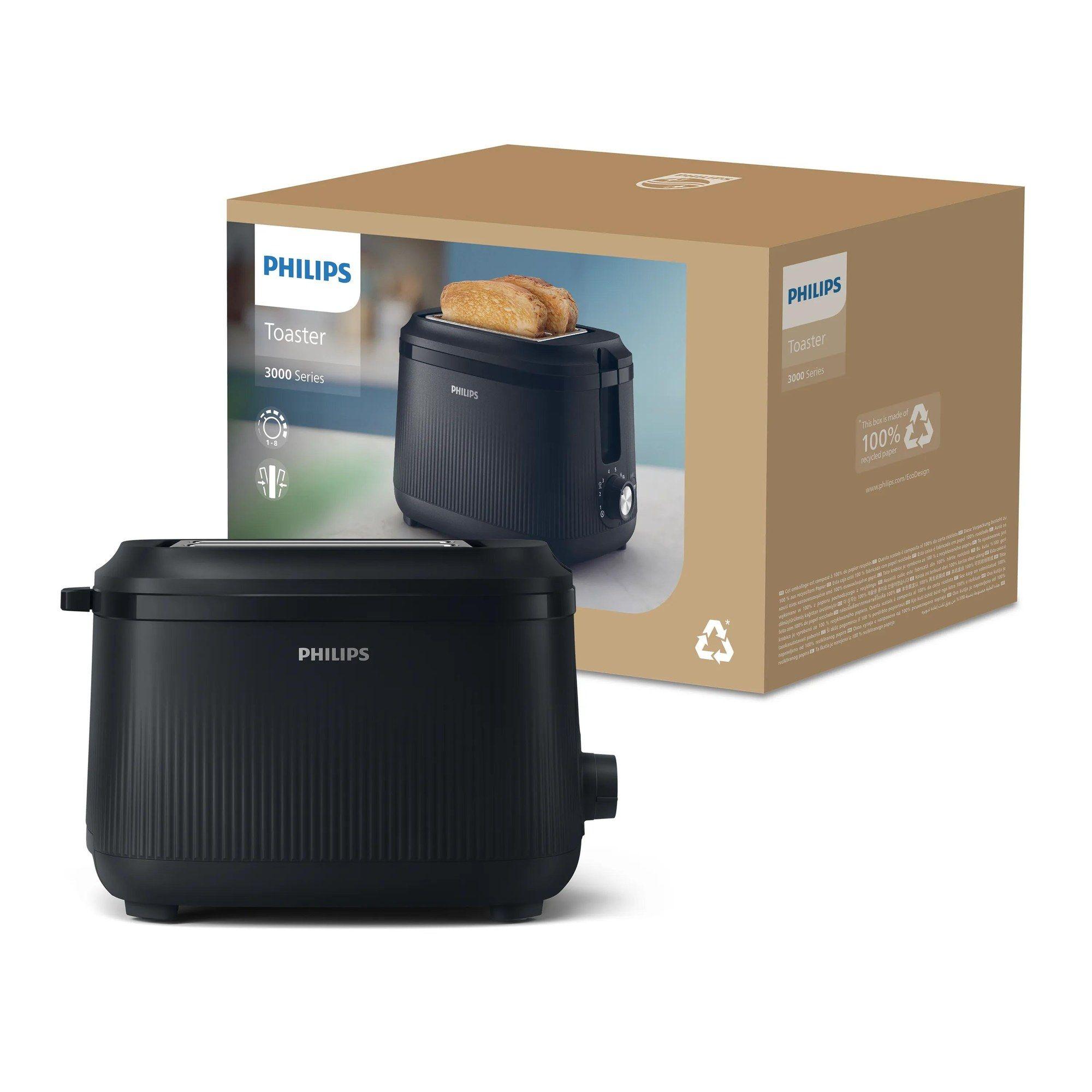 Torradeira PHILIPS Série 3000 HD2511/90 (830 W - Plástico - Altura 17,5 cm - Preto), miniatura 3