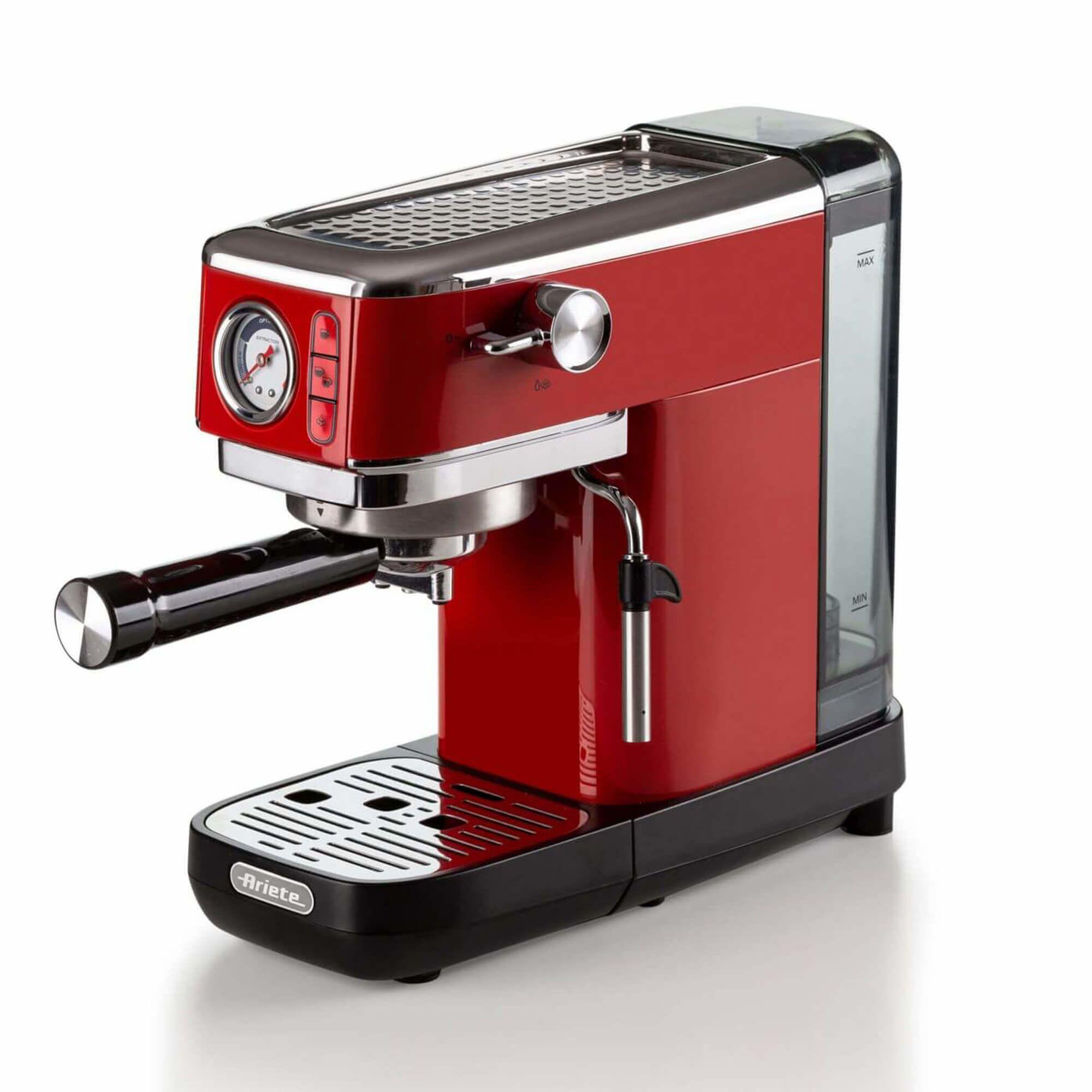Máquina de Café Expresso ARIETE Moderna Line 1381/33 (1300 W - 15 bar - 1,1 l - Vermelho), miniatura 2