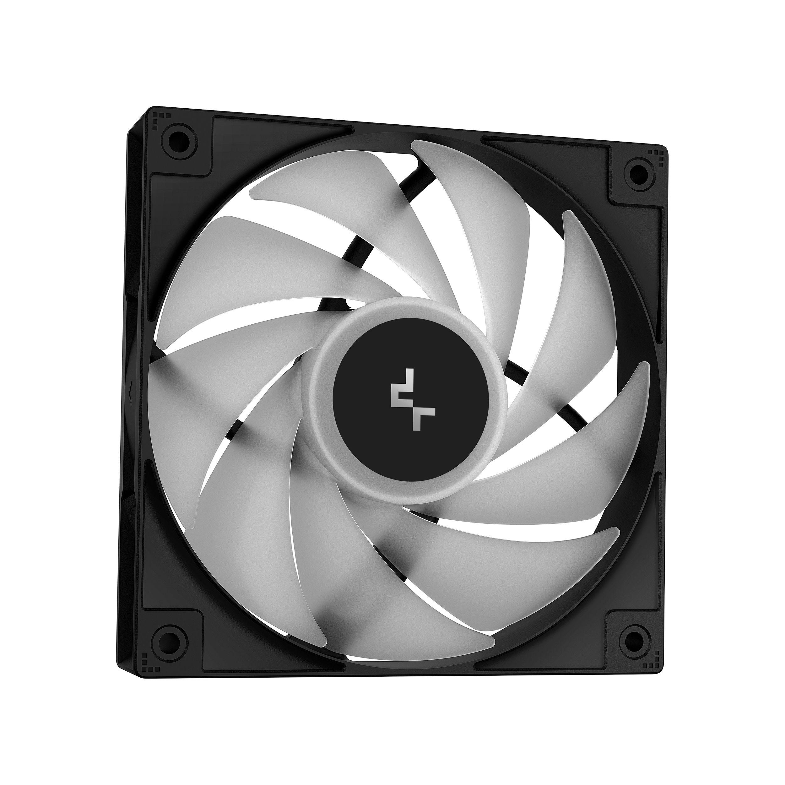 Sistema de Refrigeração Líquida AIO DEEPCOOL LE240 V2 (12 cm - 2100 RPM - 4-pin - Preto) — miniatura 3