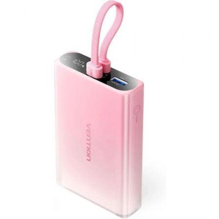 Powerbank VENTION FHZP0 (10000 mAh - 38,5 Wh - 22,5 W - Rosa)