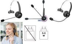 Headset Mono Sem Fios LOGILINK BT0075 (Headset mono sem fios - Bluetooth 6.0)