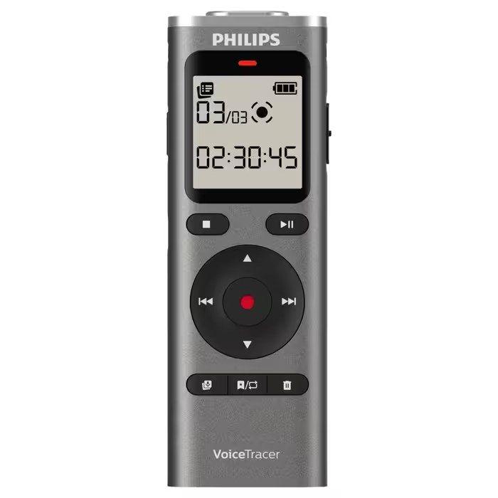 Gravador de Voz PHILIPS VoiceTracer DVT1170 (Preto e Prateado), miniatura 2