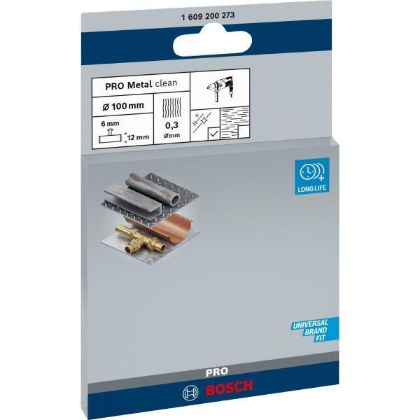 Escova de Arame Côncava BOSCH Professional 1609200273 (Aço - Preto), miniatura 2