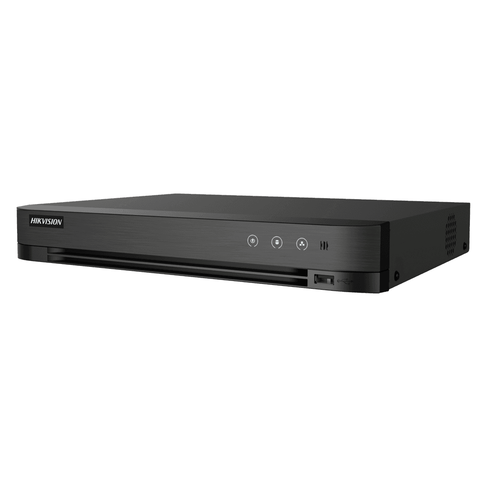 Gravador DVR HIKVISION iDS-7204HUHI-M1/X/4A+4/1ALM (5 em 1 - 4 canais - 8 MP - Preto)