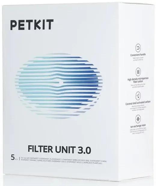 Filtros PETKIT Filter Unit 3.0 (Kit 5 Unidades - Branco) — miniatura 3