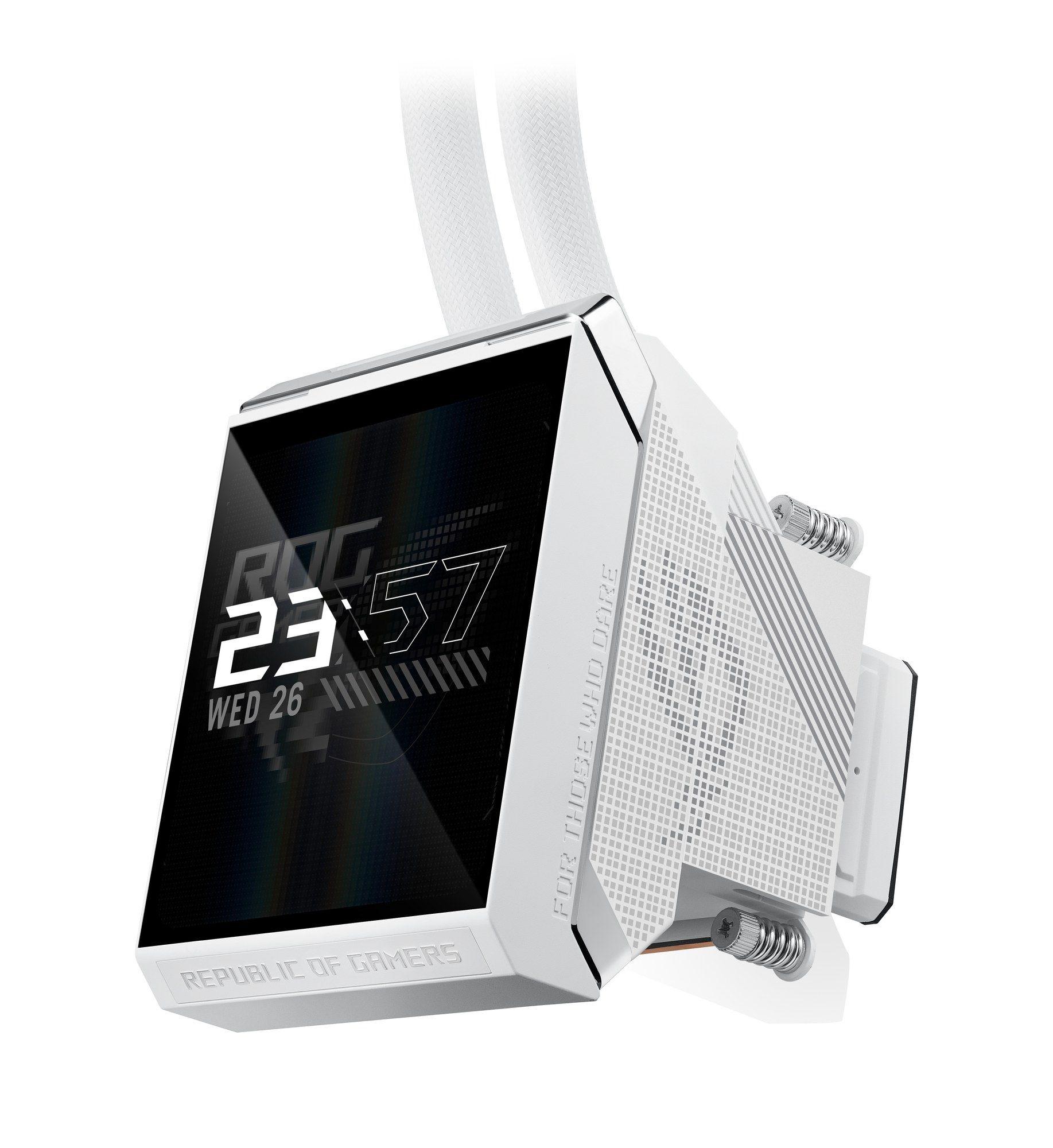 Sistema de Refrigeração Líquida para CPU ASUS ROG STRIX SLC IV 360 ARGB LCD (AM4, AM5, LGA 1700, LGA 1851 - 120 mm - 2500 RPM - Branco) — miniatura 11