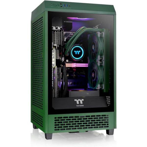 Caixa PC THERMALTAKE The Tower 200 Racing Green (Mini-ITX - Mini Tower - 20 cm - Verde) — miniatura 2